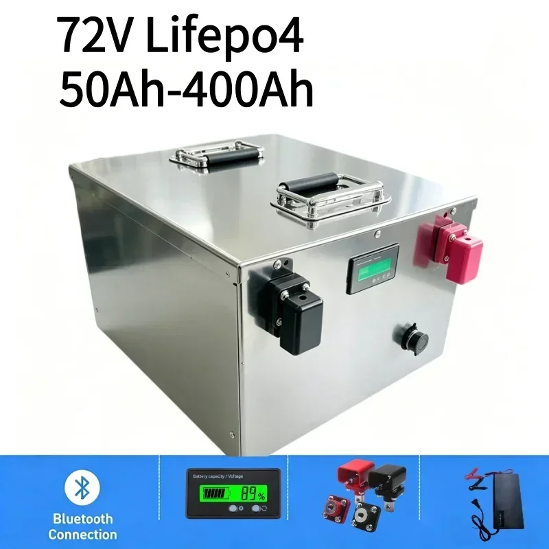 72V 40Ah Lifepo4 Battery Pack - 72V LiFePO4-Batterie 50Ah-400Ah Hochleistungs-Lithium-Eisenphosphat-Batterie mit integriertem
