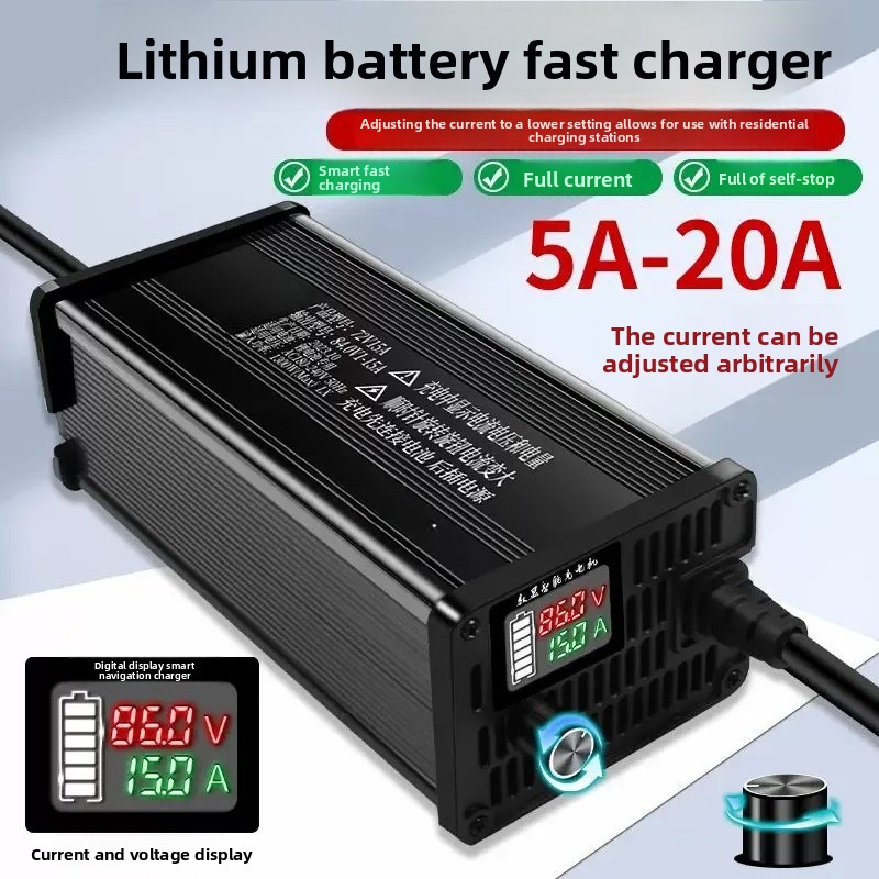 Digitales Display Aluminiumgeh – 72V 15A Fast Charger Bewertung und Preis